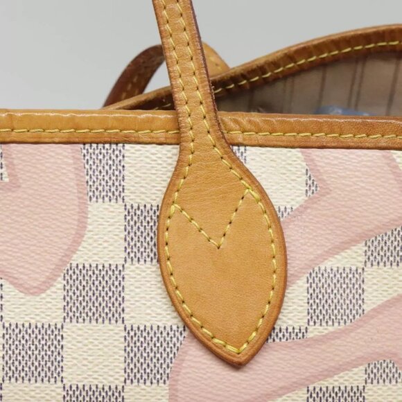 LOUIS VUITTON Damier Azur Neverfull MM Tote Bag - Picture 5 of 16